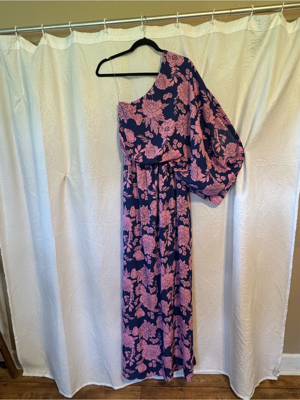 Pink Lily One Sholder Maxi Dress